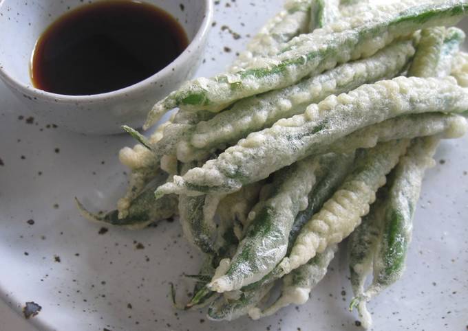 Recipe of Super Quick Homemade Tempura Beans