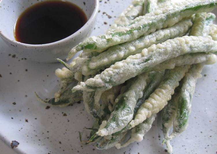 Steps to Make Super Quick Homemade Tempura Beans