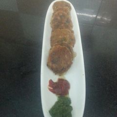 A picture of Kamal kakadi /Lotus Stem ke Kebab.