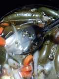Chiles barrocos para rellena en escabeche con zanahoria. México