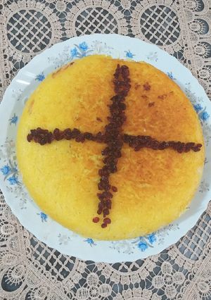 عکسی از دستور ته چین مرغ