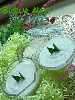 Gambar Bubur Nasi Lemak Manis