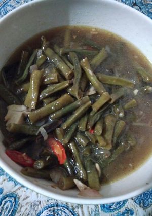 Foto resep Sayur kacang panjang asem manis