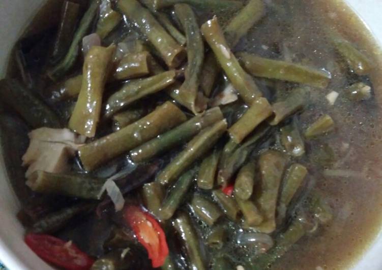 Sayur kacang panjang asem manis