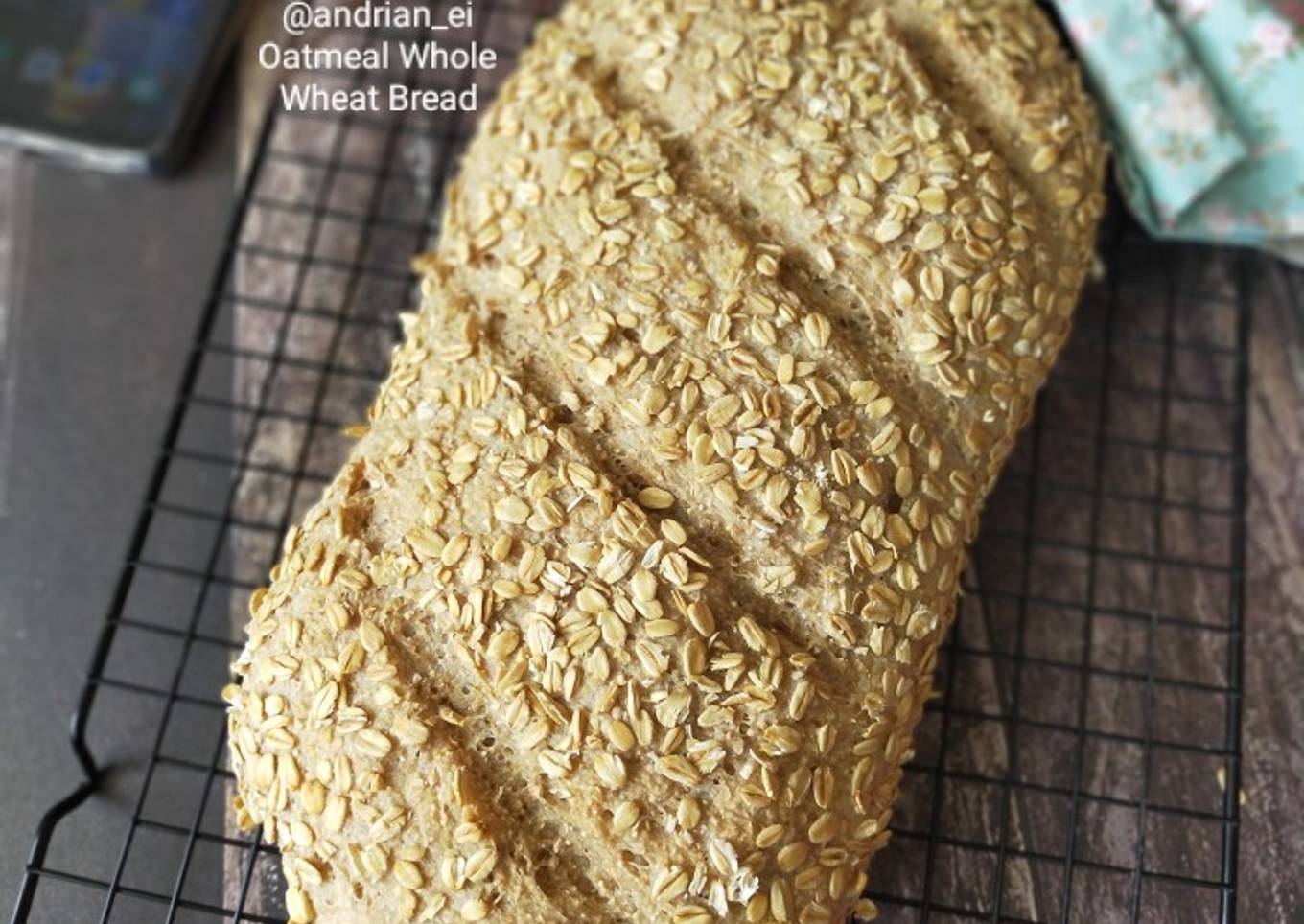 Roti Gandum Oatmeal
