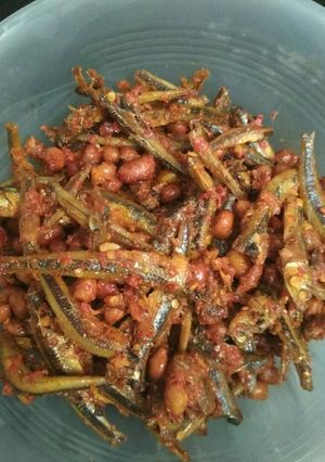 Foto resep Sukri (kacang teri balado)