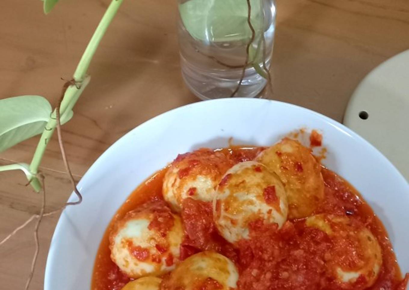 Telur Balado penuh Bumbu dan pedass