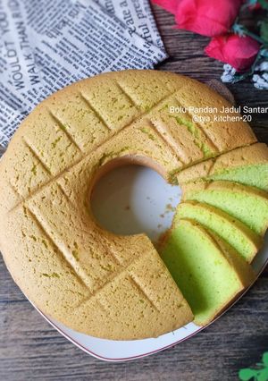Foto resep Bolu Pandan Jadul (Santan)