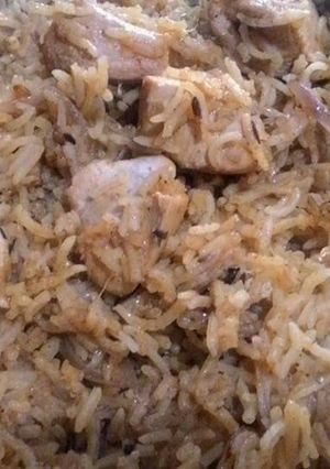 A picture of Boneless Chicken Biryani.