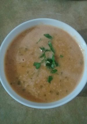 صورة لوصفة شوربة عدس