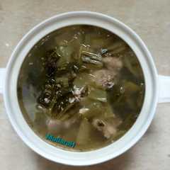 A picture of Bakut Sayur Asin.