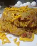 Mofongo de queso y chicharrón
