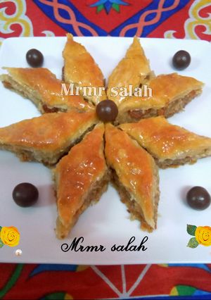 صورة لوصفة البقلاوة سهله وبمكونات بسيطه 👌