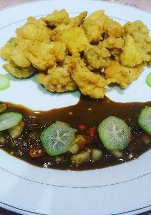Foto resep Ayam goreng crispy siram sambal matah