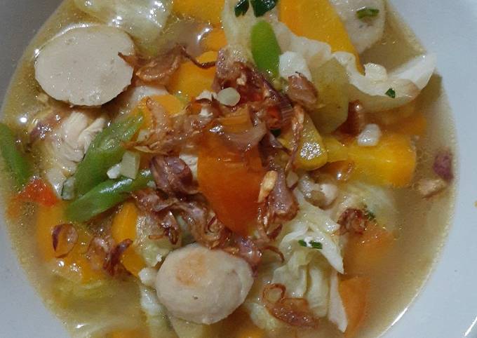 Resep Sop Ayam Bakso Sosis Oleh Komang Ayu Desmita Cookpad