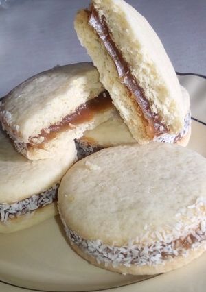 Una foto de Alfajores de maicena