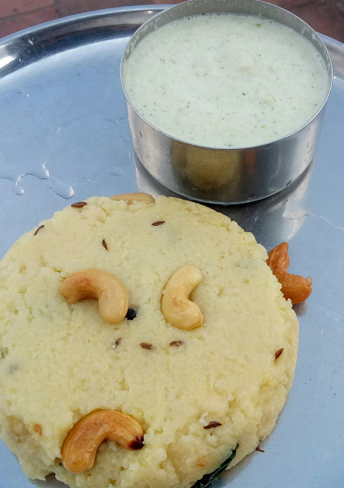 ரவா வெண்பொங்கல் /மிளகு பொங்கல் செய்முறை முக்கிய புகைப்படம்