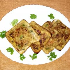 A picture of Savory French toast.