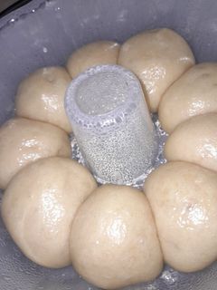 Foto resep ✔️66. Roti sobek kukus / bakpao takaran sendok