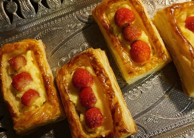 Fruit Puff Pastry isi Vla