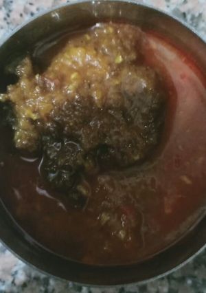A picture of Lauki kofta.
