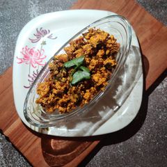A picture of Methi paneer bhurji.