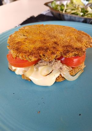 Una foto de Hamburguesa con masa de zanahoria