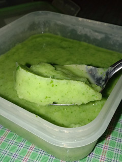 Foto resep Es krim sawi