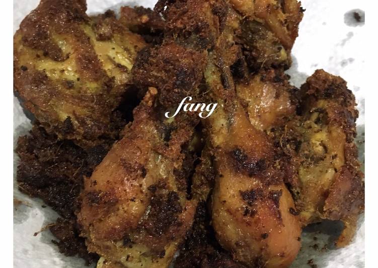 Resep Ayam Goreng Telur / Ayam Goreng Padang, Lezat Sekali