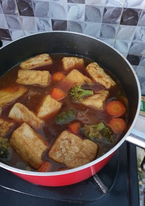 Foto resep Semur daging tahu
