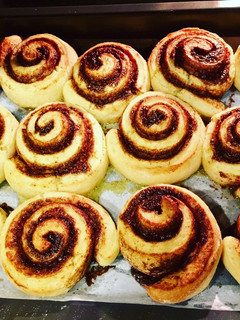 Una foto de Caracolas a la canela - postre