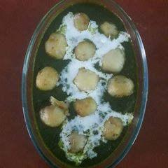 Palak kofta curry A picture of Palak kofta curry.