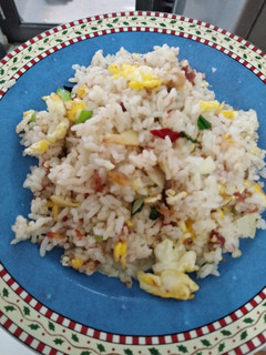 Foto resep Nasi goreng kornet tanpa kecap