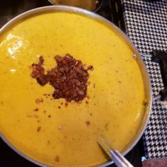 Kadhi with Tadka A picture of Kadhi with Tadka.