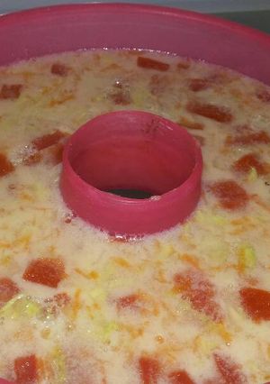 Foto resep Puding susu vegie