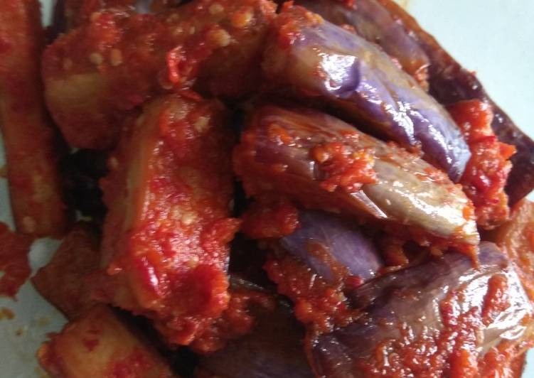 Resep Balado terong 🍆 ungu yang Bisa Manjain Lidah