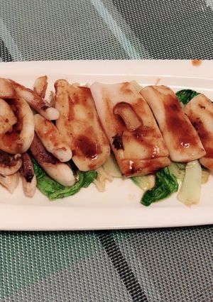 美式燒烤烏賊🦑 的食譜成品照片