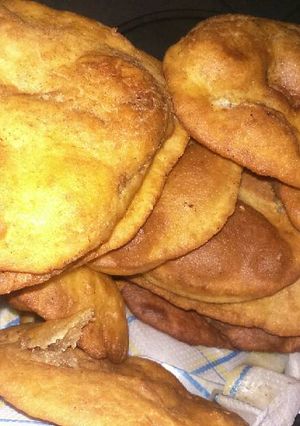 Una foto de Torta fritas caseras sin huevo
