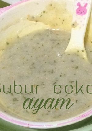 Foto resep Mpasi 6 bulan Bubur ceker ayam