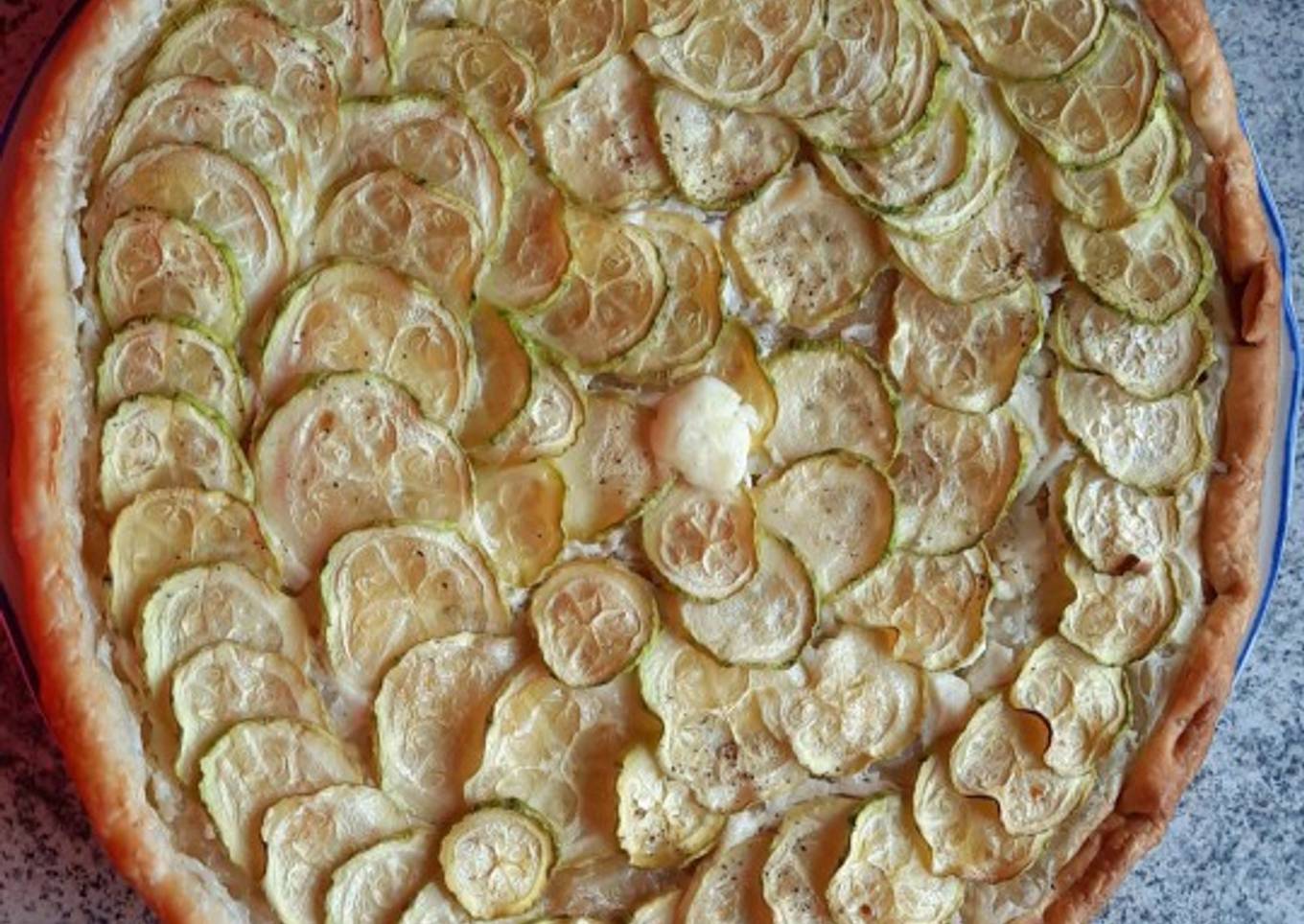 Tarte Courgettes Crème fraîche