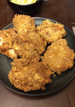 A picture of Homemade KFC Chicken.
