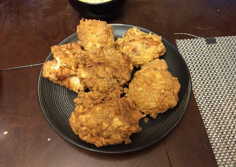 Simple Way to Prepare Perfect Homemade KFC Chicken