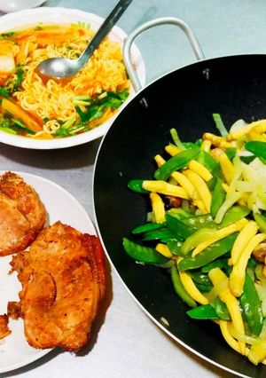 Hình của món Đậu hà lan xào bắp.
