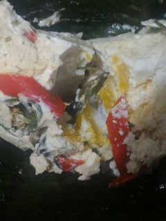 Foto resep Pepes tahu telur asin