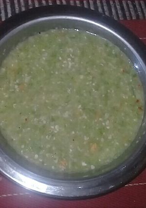 صورة لوصفة باميه خضره