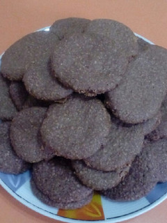 Una foto de Galletitas de avena y algarroba
