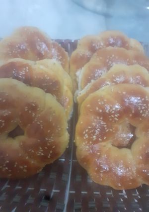 صورة لوصفة كعك تركي روعة لام اياد 😍😋