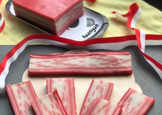 Resep Lapis Tapioka Motif Tenun Merah Putih Oleh Pramudita Nur Rahma ...