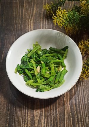 Foto resep Tumis Kangkung Kacang Panjang