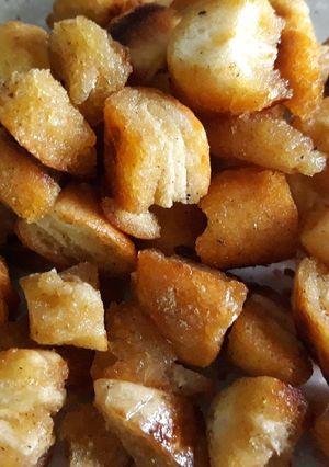 Hình của món Bánh mì caramel/Caramel bread popcorn.